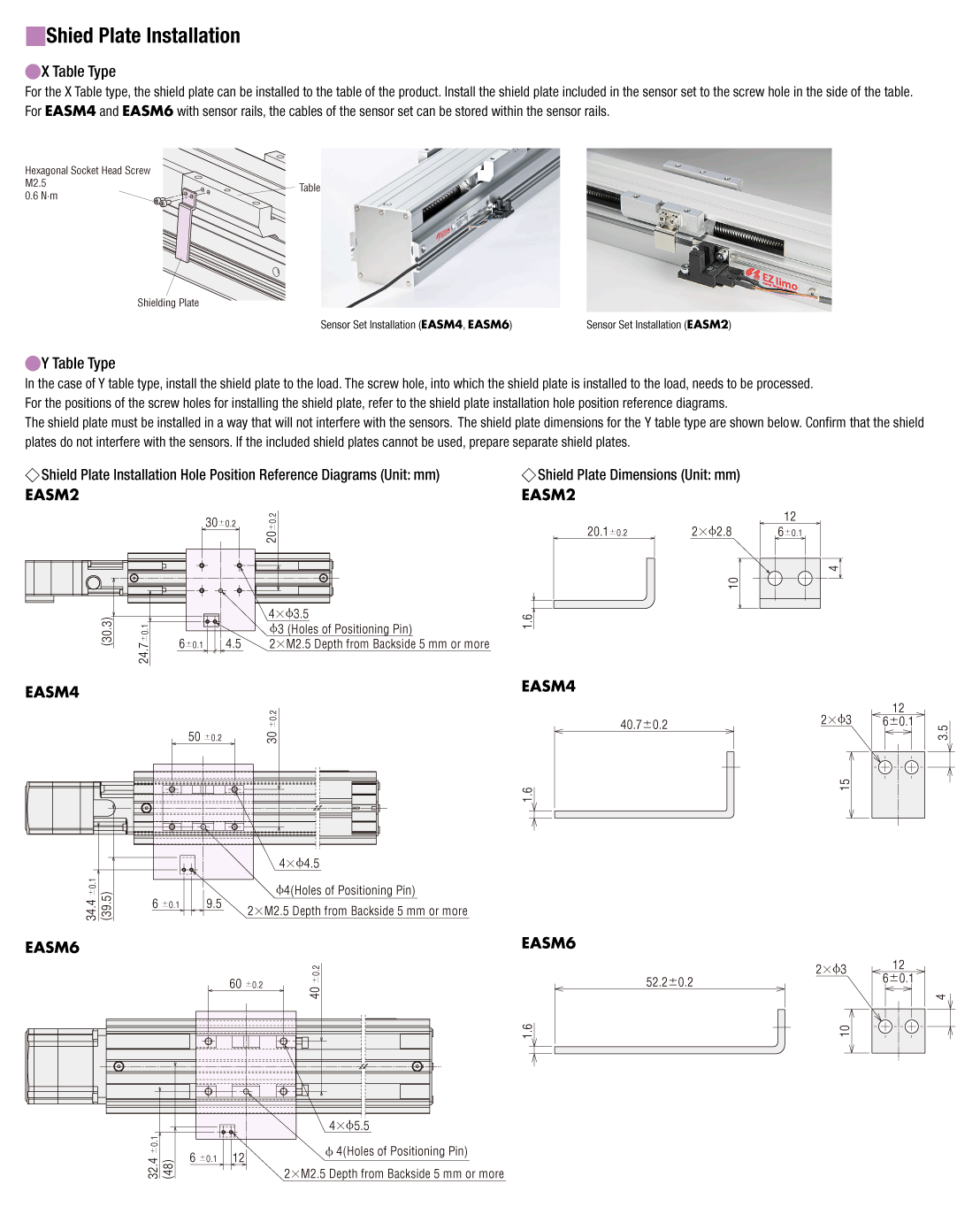 Shield Plate Installation Hole Position Reference Diagrams